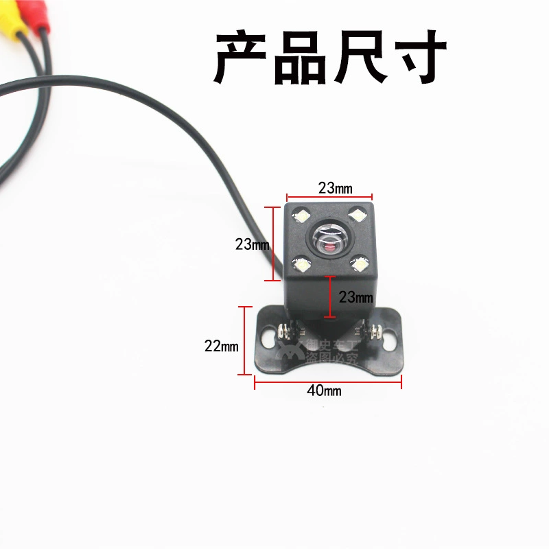 Заводская цена автомобиля общего назначения с освещением заднего вида 4 лампы ультра высокой четкости водонепроницаемый ночного видения заднего вида изображения