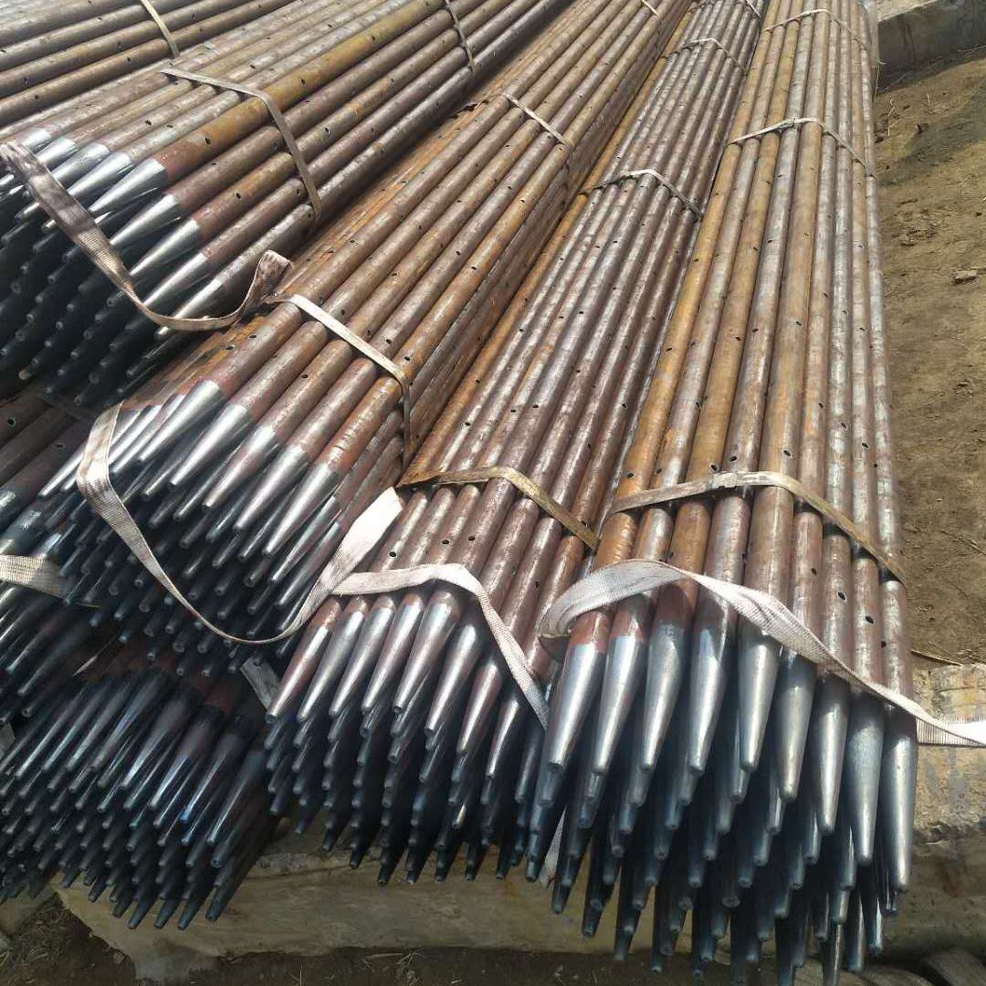 万名钢管 注浆管厂家 管 48mm预埋桩基注浆管现货  全国配送