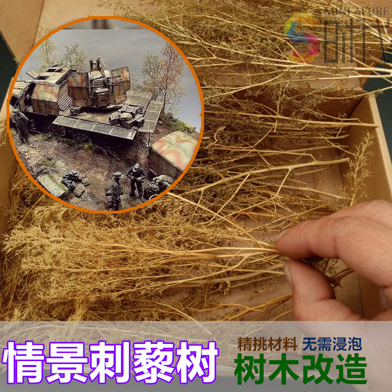 Times Model Simulation Tree Scene Vegetation Spike Quinoa Military Scene Sand Table Building Model DIY Making Materials