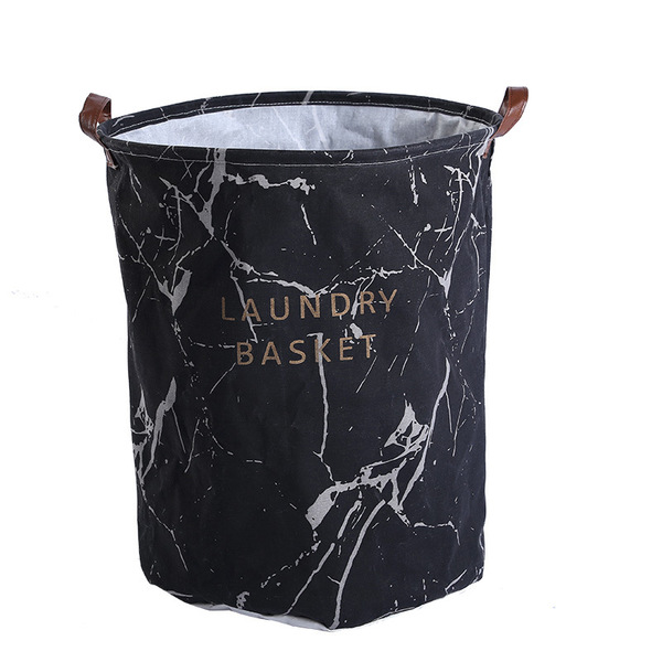 marble foldable laundry basket