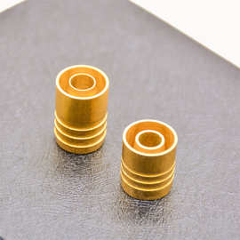 高档茶盘双环排水铜艺管 双层出水接头 干泡台铜艺水嘴排水口漏片