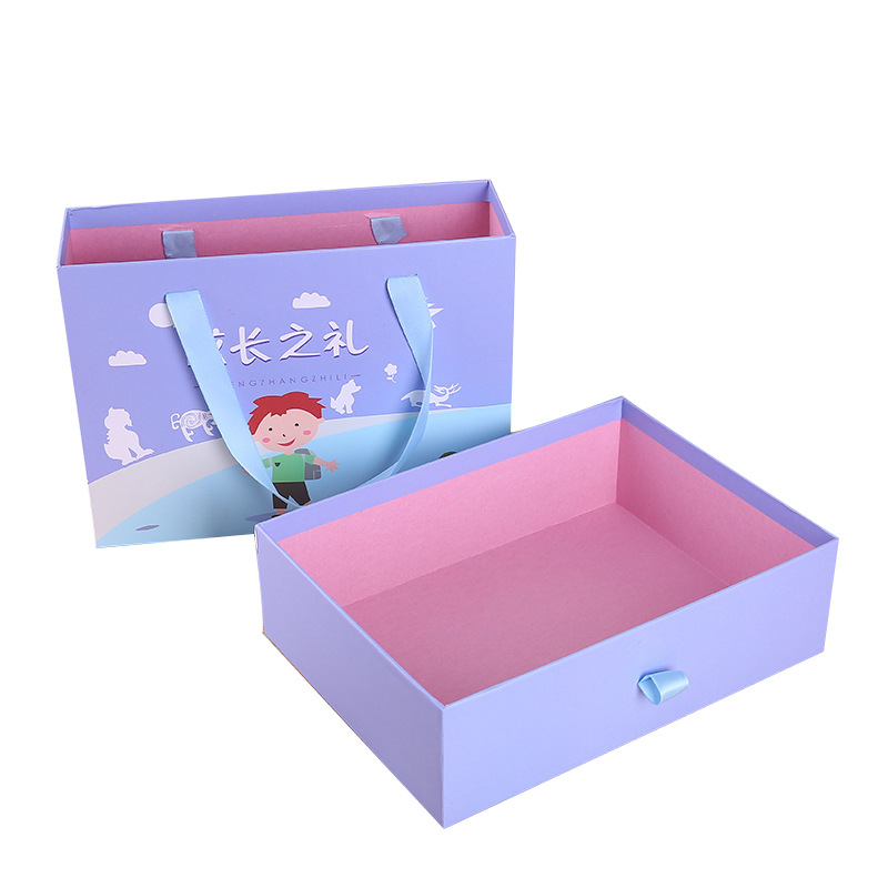 Temporada escolar para niños l Caja de regalo Regalo de crecimiento Caja de regalo de cajón de papelería Caja de embalaje Embalaje de regalo Caja de regalo creativa image 6