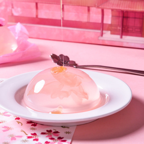 Factory Wholesale Cherry Blossom Jelly & Tremella Jelly Gift Box Ocean Kiss Sea Salt Jelly Gift Box 6 Pieces Birthday Gift