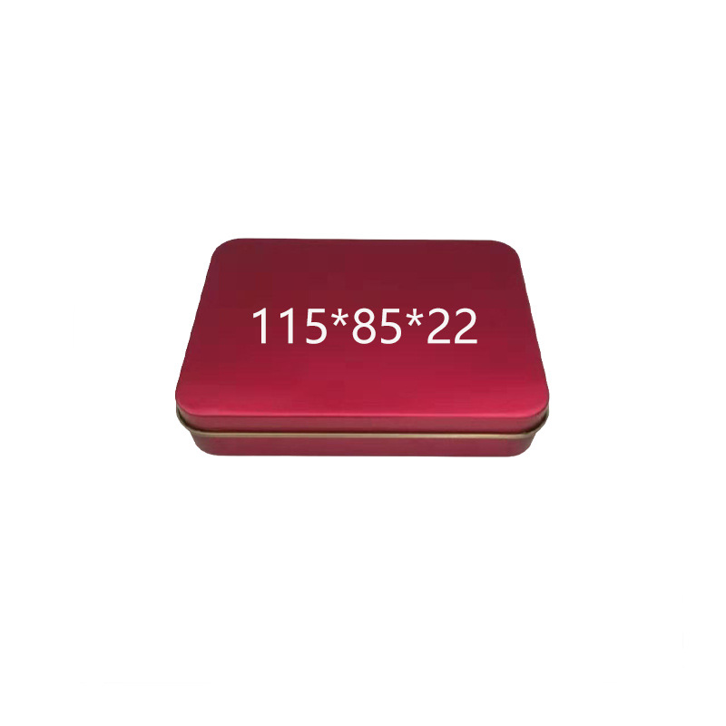 厂家直供115*85*22方形创意马口铁盒 徽章喜糖盒包装礼盒现货批发
