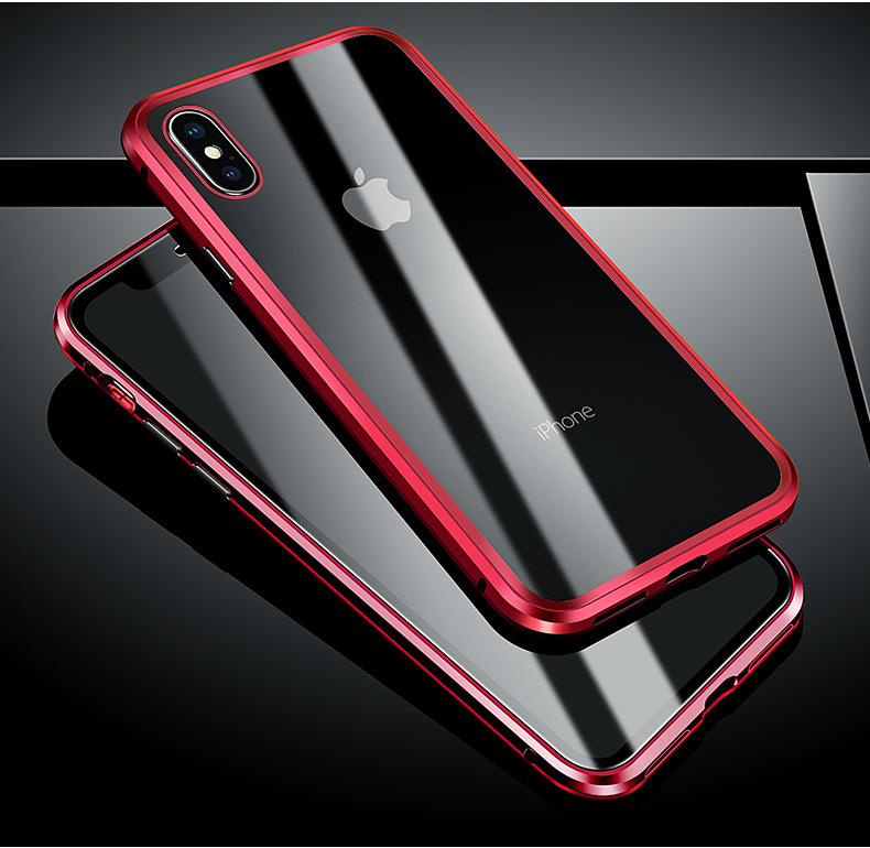 Aplicación transfronteriza iPhone16promax HD vidrio de doble cara SE4 Wanmagnetic King 13pro funda para teléfono móvil Apple 15