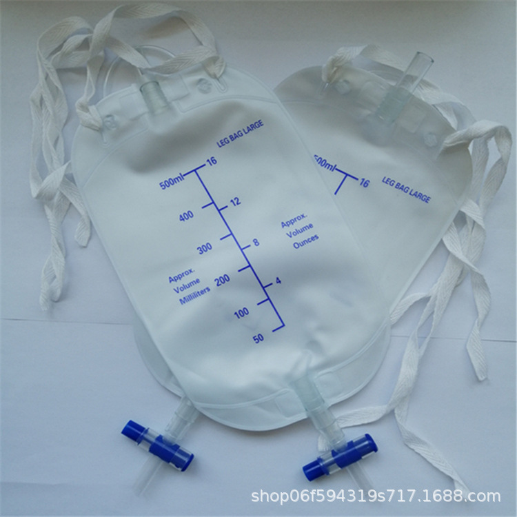 ¿Cruz tipo de válvula de 500ml polainas tipo bolsa de recogida de orina transparente bolsa de recogida de orina? </S> </S> </S>