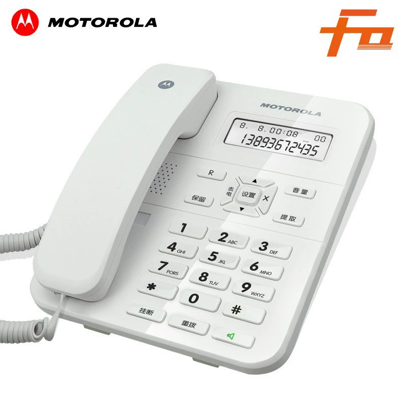 Телефон Motorola CT202c для офиса, стационарный, без батареек, проводной телефон для дома/отеля
