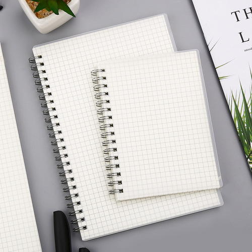 Simple coil notebook matte large thickened student a5 office stationery notebook note stationery wholesale