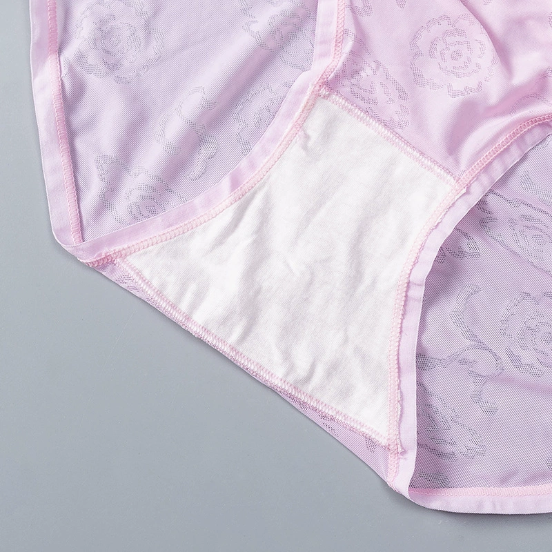 Плавки из шелка Silk sexy comfortable pants, хлопковое нижнее белье, брюки, средняя талия