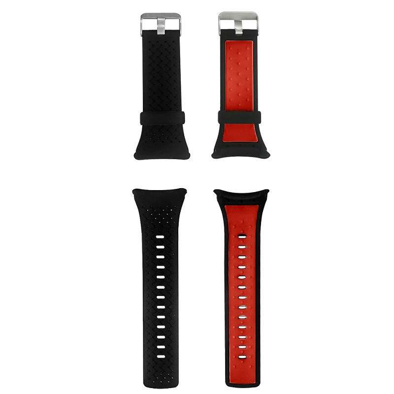Two-color changeable silicone watch strap, (Physicals)