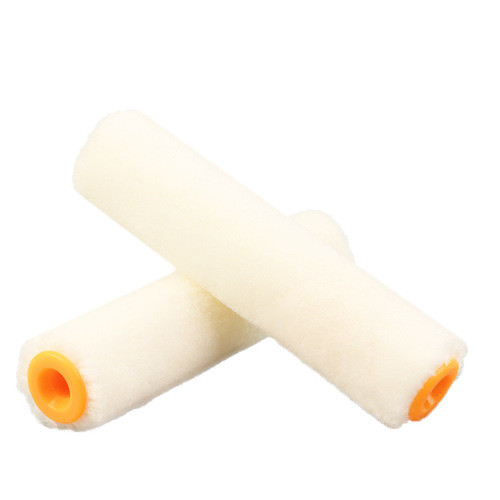 Roller brush head 4 inch wool mini thumb roller brush head fine hair roller brush core paint roller brush wholesale