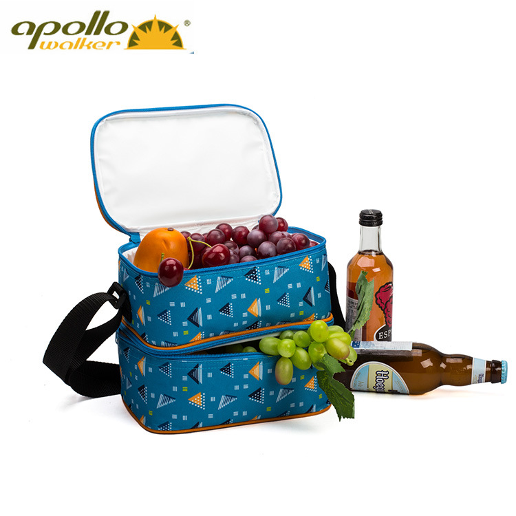 Portable Insulated Bag Lunch Bag Ice Bag Double Layer Lunch Bag Kids Aluminum Foil Insulated Bag