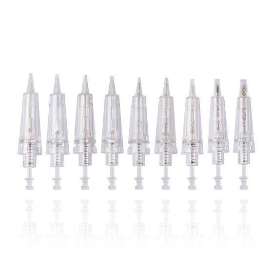 Factory direct tattoo full throw buckle mouth machine needle fake leather practice eyebrow buckle mouth all-in-one machine needle