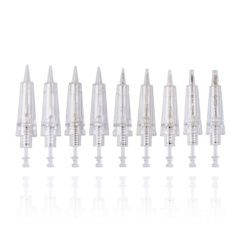 Factory Direct Sales of Tattoo Embroidery All-In-One Snap-On Needles, Exclusively for Foreign Trade, Integrated Snap-On Needles for Eyebrow Tattooing