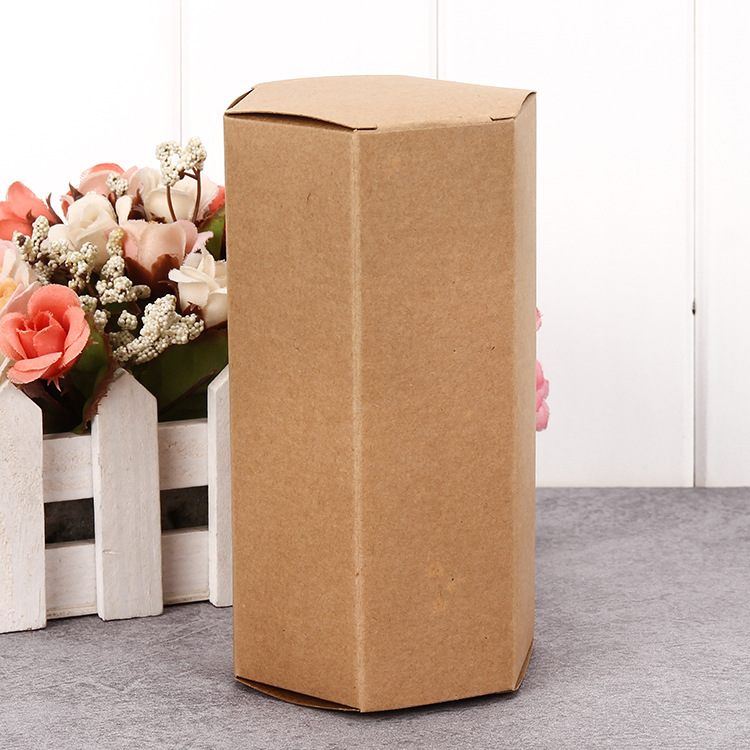 通用牛皮纸食品包装盒异形菱形茶叶盒手提礼品袋厂家批发