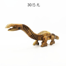 厂家直销木制30CM恐龙仿真模型儿童玩具 动物木质摆件工艺品