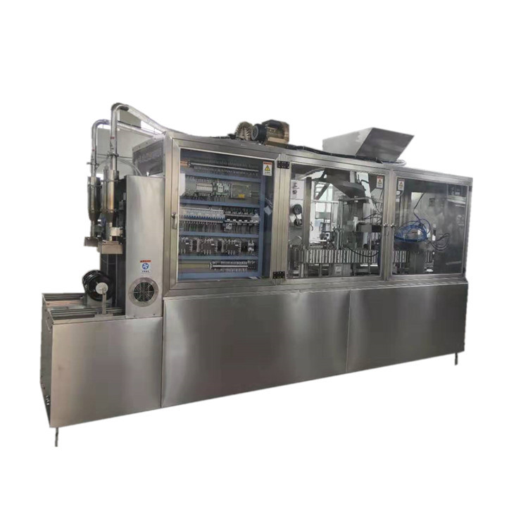 大米屋顶盒灌装机 半自动大米纸盒包装机