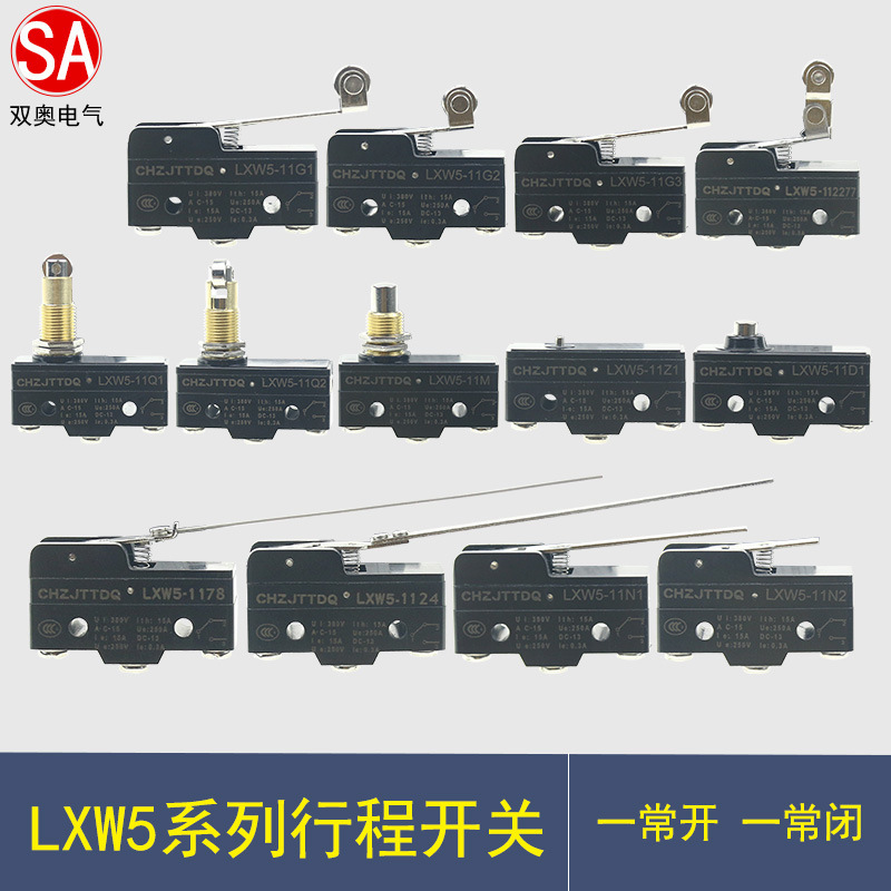Chzttdq Micro Switch Travel Switch Limit Switch Lxw5-11M Q1 Q2 N1 G1 G2 G3