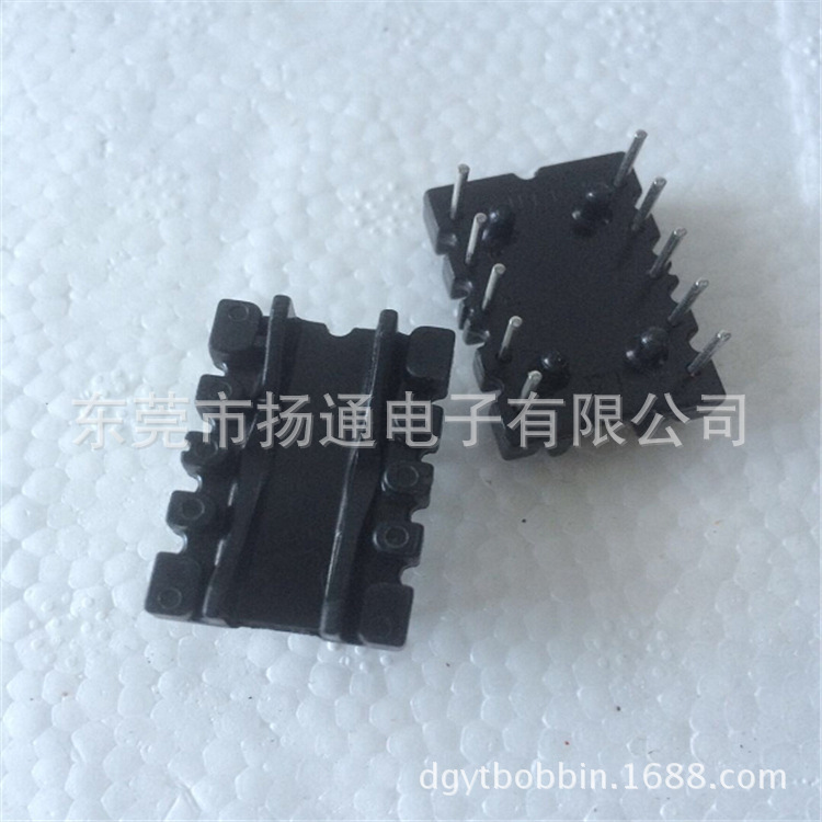 27*19mm 磁环电感底座 5+5针  底座 CASE变压器卧式电子三相骨架