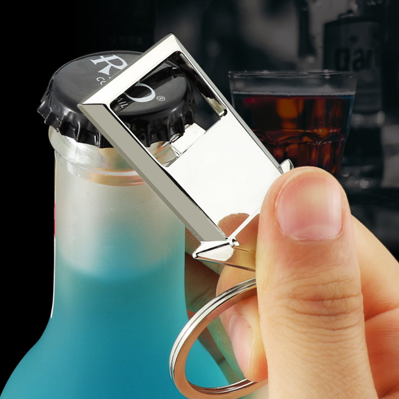 House Key Bottle Opener Keychain Creative Multifunctional Gift_voghion.com
