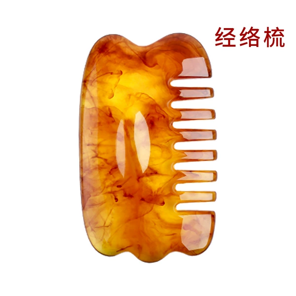 Amber meridian comb