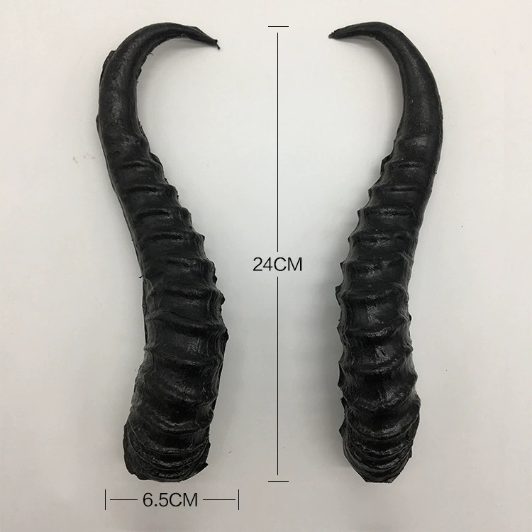 Моделирование рога большой маленький размер овечий Рог черно-белое украшение для выступлений реквизит ручной работы DIY повязка на голову аксессуары для волос