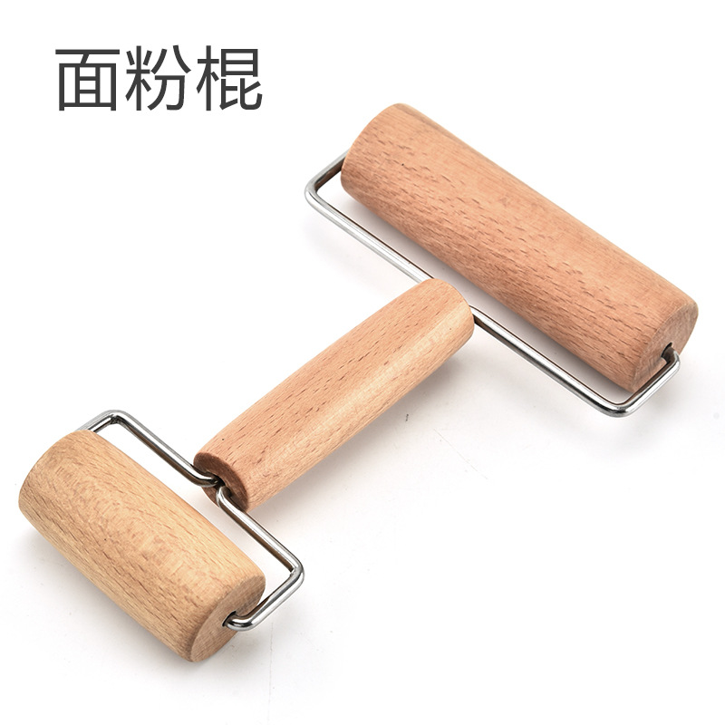 Amazon de doble cabeza de madera de palo de harina de cocina rodillo de la hornada herramienta rodillo Rolling Pin rodillo image 4