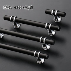 Factory Direct Sale American Style Drawer Cabinet Black Long Handle Modern Minimalist Kitchen Cabinet Door Handle Furniture Hardware