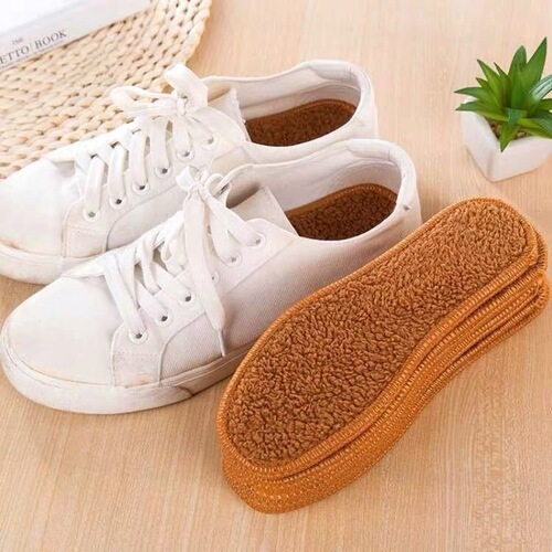 Direct Manufacturer Sales Autumn/Winter Alpaca Wool Warm Shoes Insoles for Men and Women Universal Thick Deodorant Breathable Sweat Absorbent Cotton Shoes Insoles