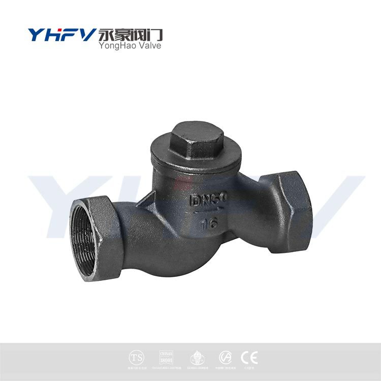 【温州厂家直销】H11H-16C碳钢丝扣S型止回阀【品质阀门】