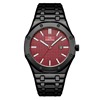 Quartz watches, waterproof calendar, men's steel belt, swiss watch, wholesale, suitable for import