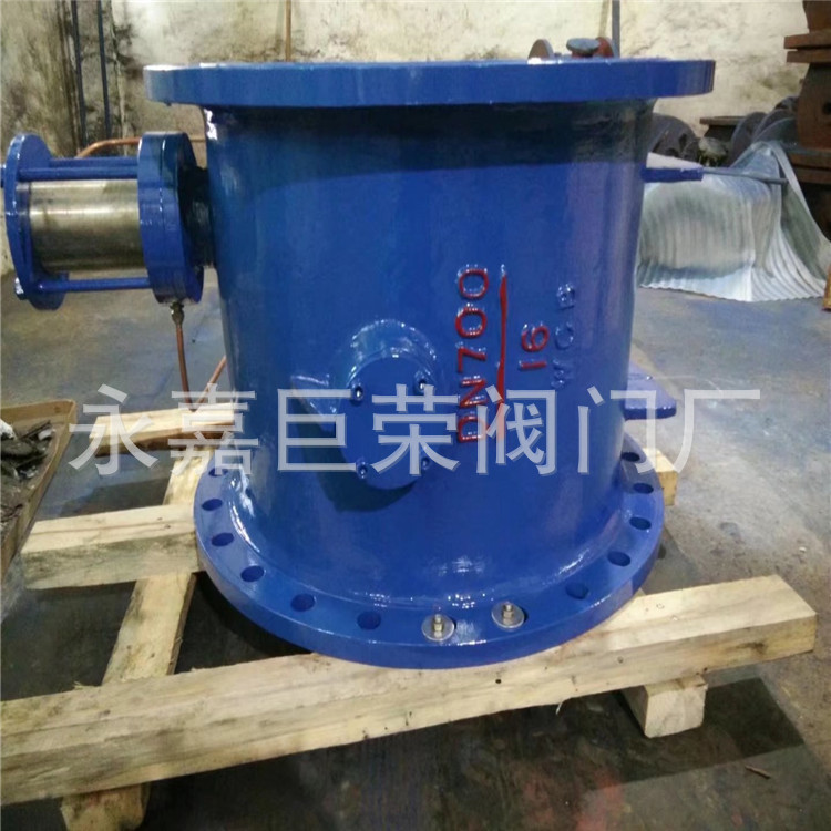 铸钢 旋启式止回阀  HH49J-10C   DN125 全衬胶消声缓闭止回阀