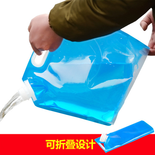 5L Large Capacity Water Bag Sports Portable Folding Water Bag Outdoor Travel Camping Hiking Water Storage Bag