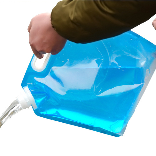 5L Large Capacity Water Bag Sports Portable Folding Water Bag Outdoor Travel Camping Hiking Water Storage Bag