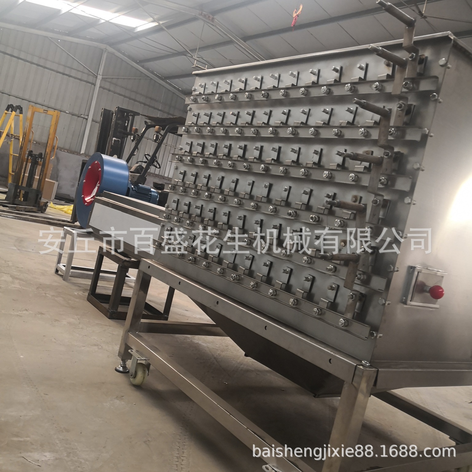 脱皮机 油炸机 烘烤机 蒸煮入味锅 磨酱机等配件生产线定金专拍