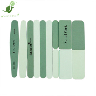 Nail art tool polishing series long strip 18*2 polishing strip diamond mini wiping silver stick Wen play two-sided polishing block