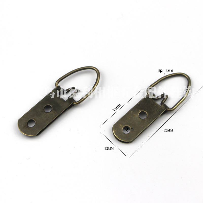 Cross-stitch Photo Frame Silver Gold Bronze Bronze Double Hole Large Hanging Ring Two Eyes Hanging Single Eye Hanging Hook