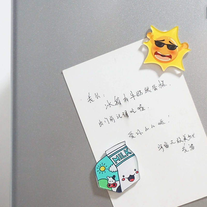 Creative cartoon fridge magnet, magnetic strong magnet