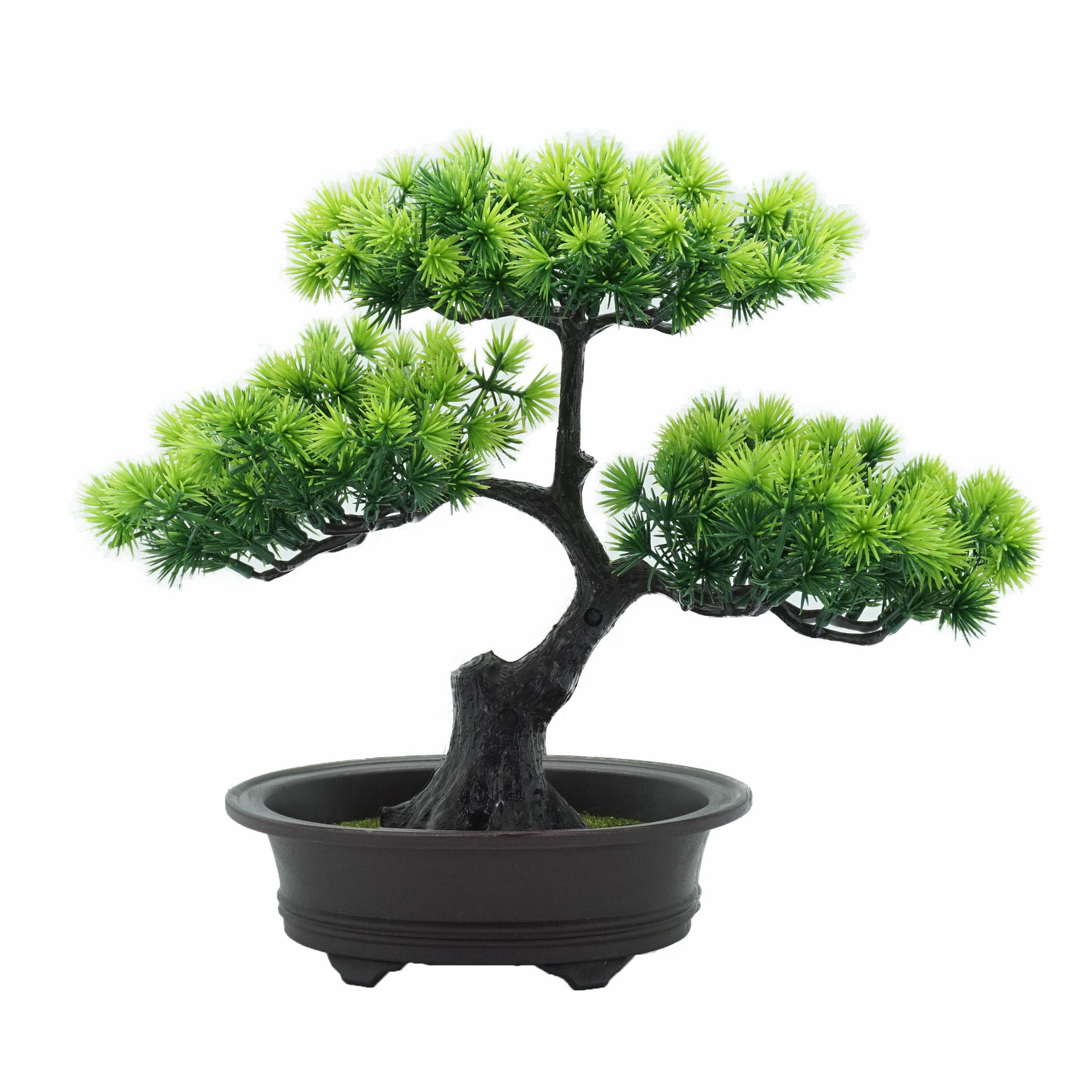 Artificial bienvenida Pino bonsai nuevo de larga vida Pino bonsai decoración vino gabinete decoración de escritorio flor artificial al por mayor