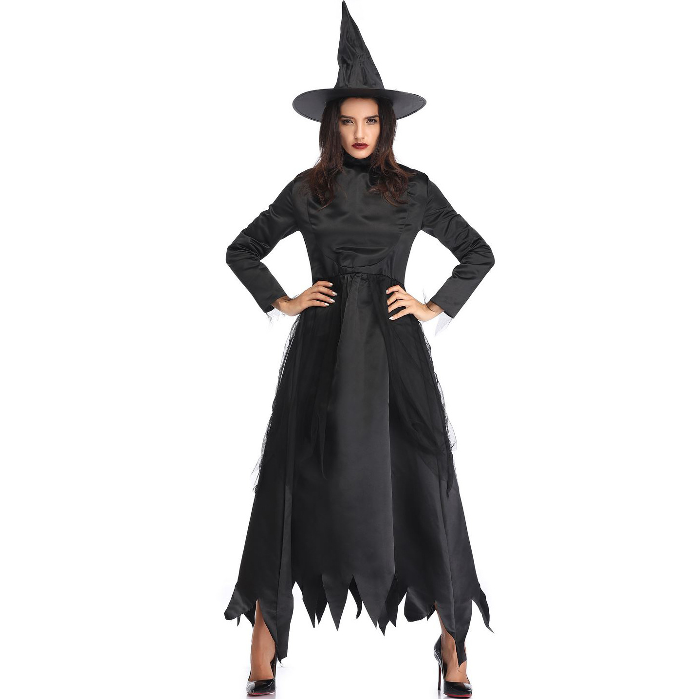 M-XL Witch Suit Stage Performance Suit cosplay Evil Wizard Suit cosplay Halloween Costume