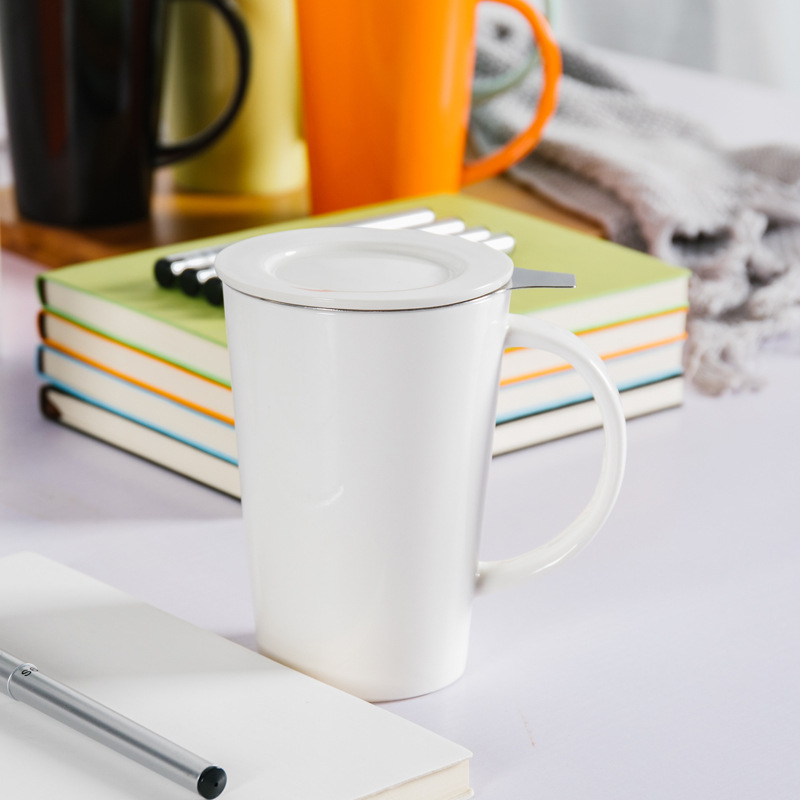 Festival del Medio Otoño Día del Maestro Set de regalos Taza de cerámica Taza de agua Taza de agua con filtro Bolsa de regalo LOGO
