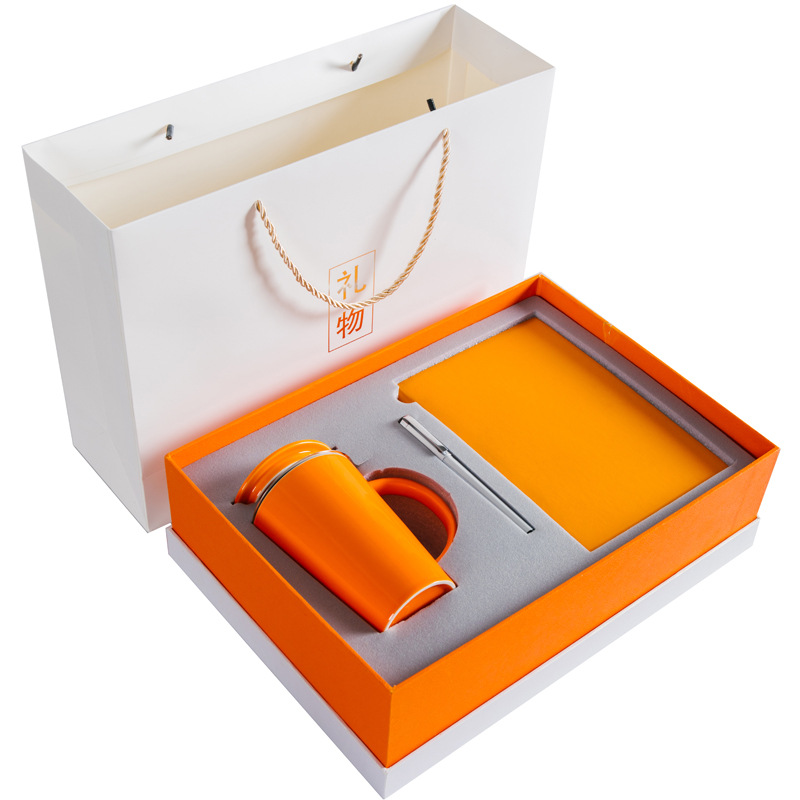 Festival del Medio Otoño Día del Maestro Set de regalos Taza de cerámica Taza de agua Taza de agua con filtro Bolsa de regalo LOGO