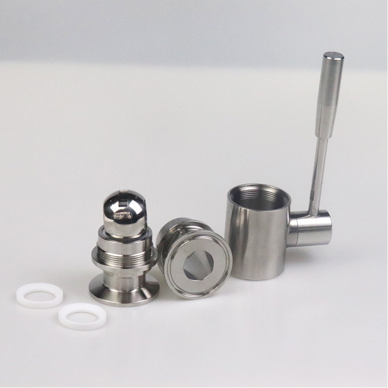 F304������������װ�򷧲����Բ�ְ�Sanitary BALL VALVE