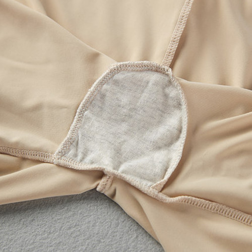 Thin summer ice silk seamless women's plus-size boxer safety pants, short, traceless, anti-exposure mid-rise base-layer underwear