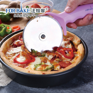 French bakery stainless steel pizza knife hob crisp knife pizza cutter household pizza cutting stall supply