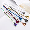 Straw stainless steel, cigarette holder, coffee mixing stick, spoon