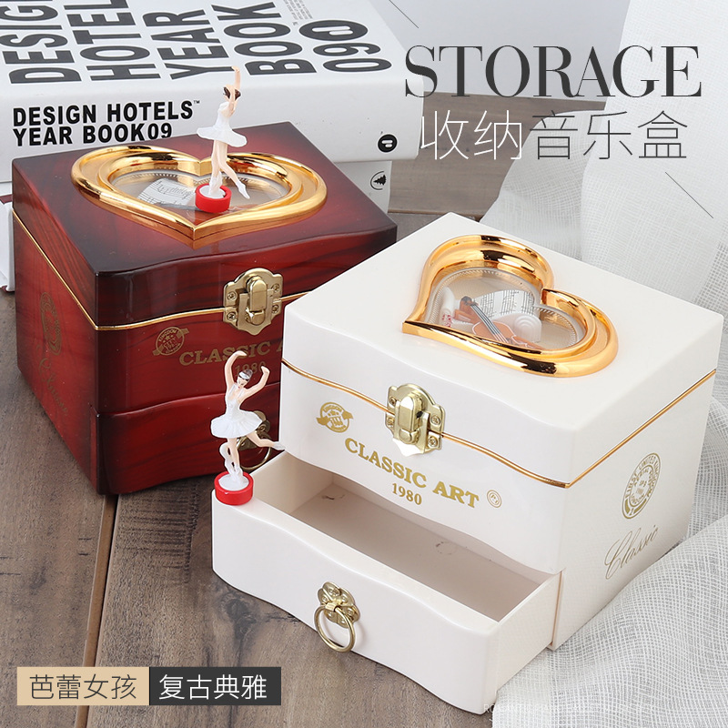 ミニ小、中、大ダンサーピアノ回転オルゴールミシン蓄音機タイプライターオルゴール印刷