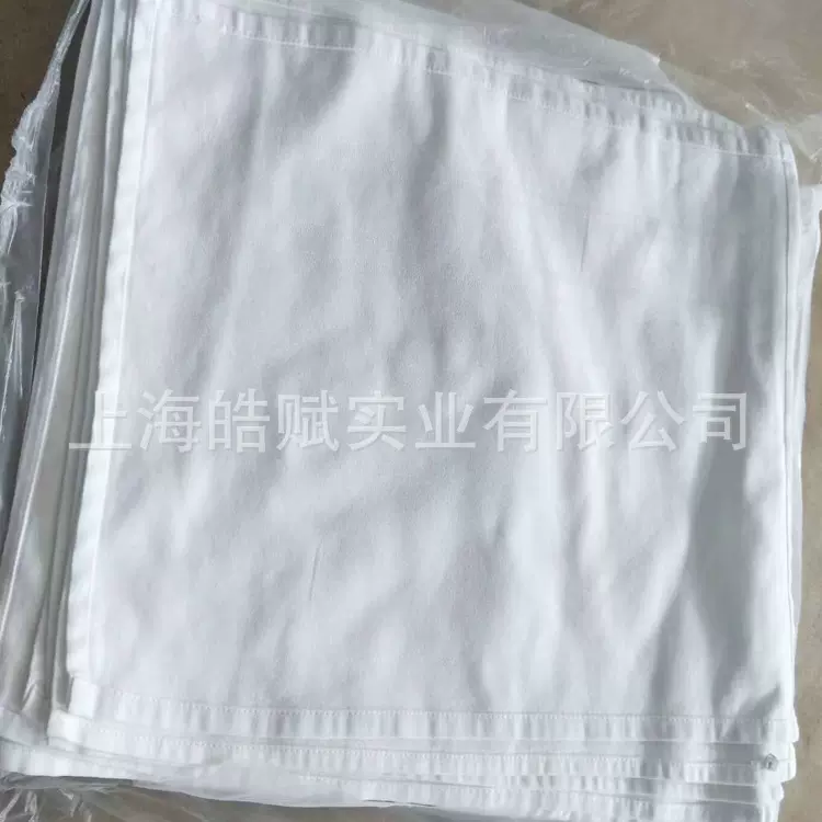 全棉标准尺寸白色布头缝边抹布纯棉废布头擦机布吸油不掉毛碎布头