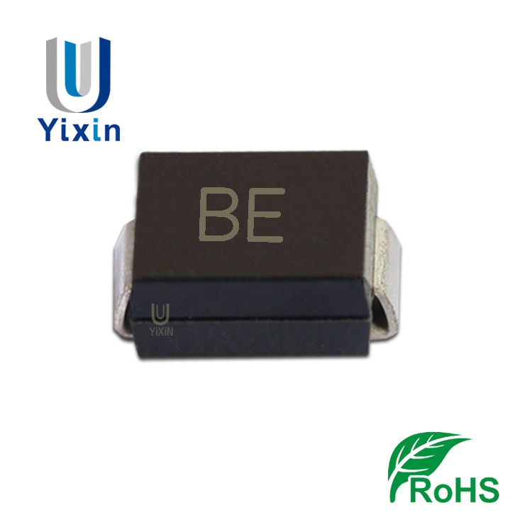 厂家直营 SMBJ12CA 丝印BE 600W DO-214AA 双向瞬变抑制TVS二极管