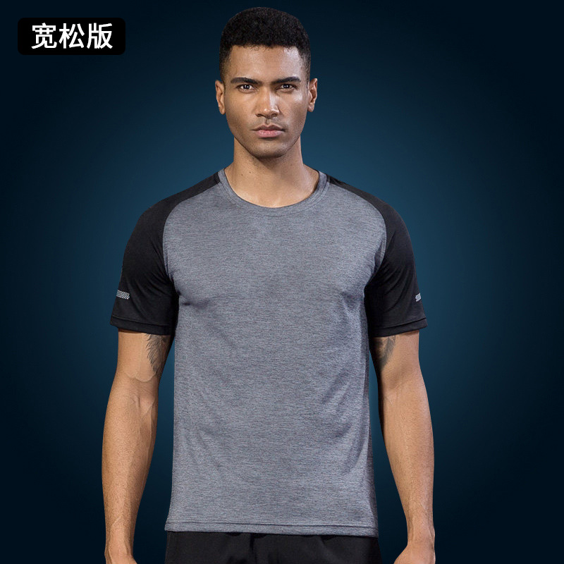 Camisetas deportivas de manga corta, camisetas de sudor para hombres y mujeres, ropa de secado rápido, acondicionamiento físico de verano, hielo suelto y transpirable, media manga delgada